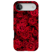 Red Rose Bush Tough Cases For Apple iPhone (17, 16, 15, 14, 13, 12, 11, X, SE, 8, 7/ Air, Plus, Pro, Max, Mini, XR, XS), Print in USA