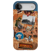 Cowboy Collage Tough Cases For Apple iPhone (17, 16, 15, 14, 13, 12, 11, X, SE, 8, 7/ Air, Plus, Pro, Max, Mini, XR, XS), Print in USA