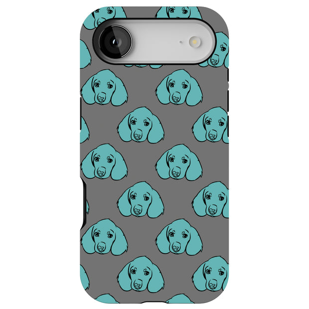 Blue Dog Tough Cases For Apple iPhone (17, 16, 15, 14, 13, 12, 11, X, SE, 8, 7/ Air, Plus, Pro, Max, Mini, XR, XS), Print in USA
