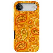 Yellow Bandana Tough Cases For Apple iPhone (17, 16, 15, 14, 13, 12, 11, X, SE, 8, 7/ Air, Plus, Pro, Max, Mini, XR, XS), Print in USA