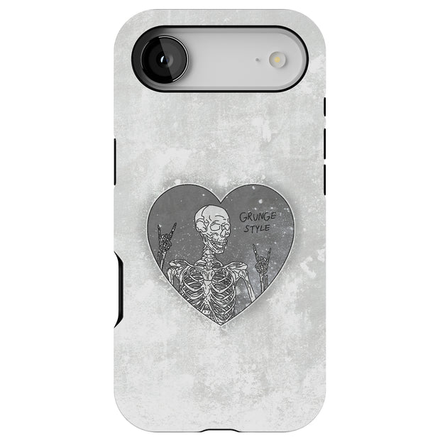 Skeleton Love Tough Cases For Apple iPhone (17, 16, 15, 14, 13, 12, 11, X, SE, 8, 7/ Air, Plus, Pro, Max, Mini, XR, XS), Print in USA