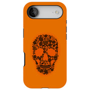 Skull Flower Tough Cases For Apple iPhone (17, 16, 15, 14, 13, 12, 11, X, SE, 8, 7/ Air, Plus, Pro, Max, Mini, XR, XS), Print in USA