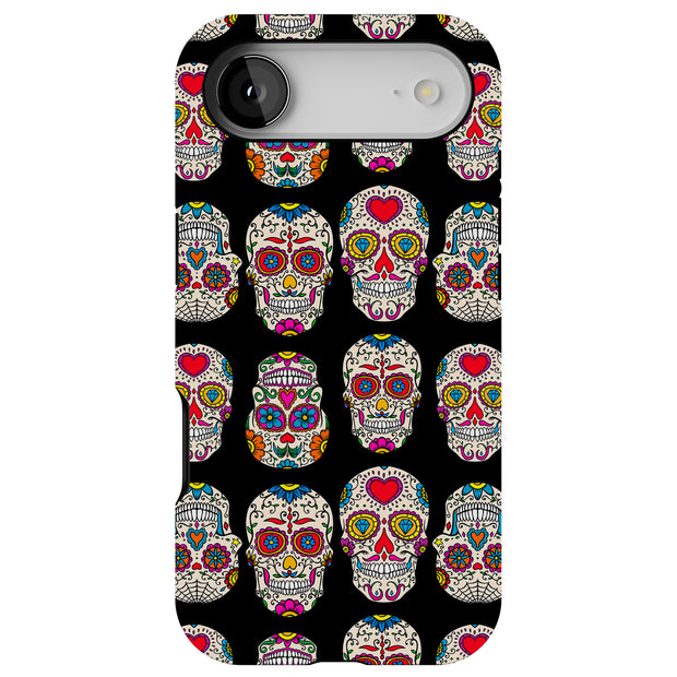 Cute Skull Head Tough Cases For Apple iPhone (17, 16, 15, 14, 13, 12, 11, X, SE, 8, 7/ Air, Plus, Pro, Max, Mini, XR, XS), Print in USA