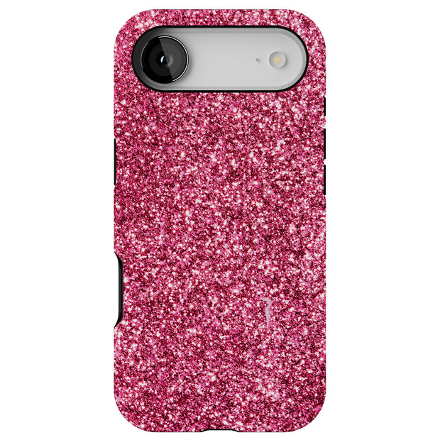 Pink Sparklings Tough Cases For Apple iPhone (17, 16, 15, 14, 13, 12, 11, X, SE, 8, 7/ Air, Plus, Pro, Max, Mini, XR, XS), Print in USA