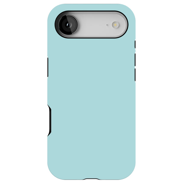 Light Cyan Tough Cases For Apple iPhone (17, 16, 15, 14, 13, 12, 11, X, SE, 8, 7/ Air, Plus, Pro, Max, Mini, XR, XS), Print in USA