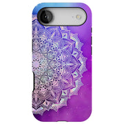 Purple Mandala Tough Cases For Apple iPhone (17, 16, 15, 14, 13, 12, 11, X, SE, 8, 7/ Air, Plus, Pro, Max, Mini, XR, XS), Print in USA