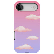 Pink Clouds Tough Cases For Apple iPhone (17, 16, 15, 14, 13, 12, 11, X, SE, 8, 7/ Air, Plus, Pro, Max, Mini, XR, XS), Print in USA