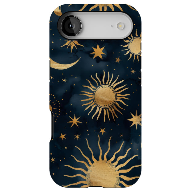 Star Dark Blue Tough Cases For Apple iPhone (17, 16, 15, 14, 13, 12, 11, X, SE, 8, 7/ Air, Plus, Pro, Max, Mini, XR, XS), Print in USA
