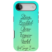 Christian 1 Tough Cases For Apple iPhone (17, 16, 15, 14, 13, 12, 11, X, SE, 8, 7/ Air, Plus, Pro, Max, Mini, XR, XS), Print in USA