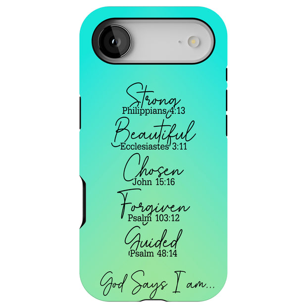 Christian 1 Tough Cases For Apple iPhone (17, 16, 15, 14, 13, 12, 11, X, SE, 8, 7/ Air, Plus, Pro, Max, Mini, XR, XS), Print in USA