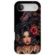 Gothic Girl Tough Cases For Apple iPhone (17, 16, 15, 14, 13, 12, 11, X, SE, 8, 7/ Air, Plus, Pro, Max, Mini, XR, XS), Print in USA