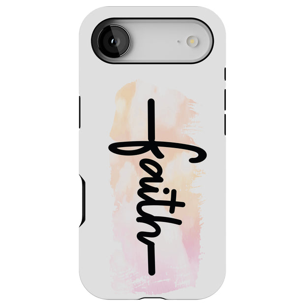 Faith Cross Tough Cases For Apple iPhone (17, 16, 15, 14, 13, 12, 11, X, SE, 8, 7/ Air, Plus, Pro, Max, Mini, XR, XS), Print in USA