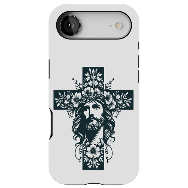 Christ Cross Tough Cases For Apple iPhone (17, 16, 15, 14, 13, 12, 11, X, SE, 8, 7/ Air, Plus, Pro, Max, Mini, XR, XS), Print in USA
