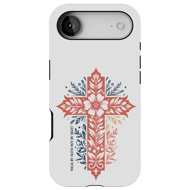 Jesus by Faith Tough Cases For Apple iPhone (17, 16, 15, 14, 13, 12, 11, X, SE, 8, 7/ Air, Plus, Pro, Max, Mini, XR, XS), Print in USA