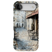 Parisian Café 2 Tough Cases For Apple iPhone (17, 16, 15, 14, 13, 12, 11, X, SE, 8, 7/ Air, Plus, Pro, Max, Mini, XR, XS), Print in USA