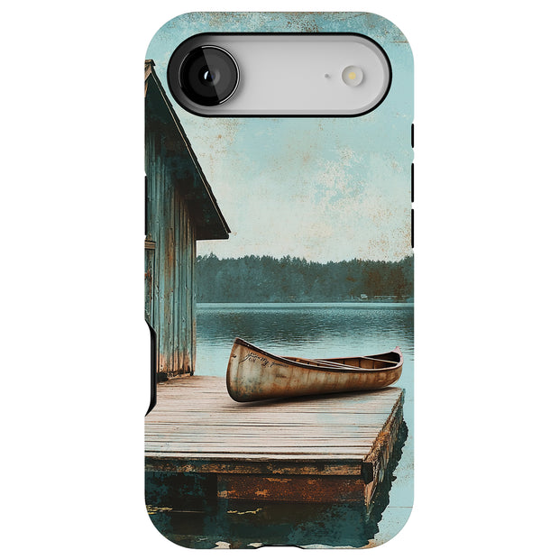 Old Boathouse 1 Tough Cases For Apple iPhone (17, 16, 15, 14, 13, 12, 11, X, SE, 8, 7/ Air, Plus, Pro, Max, Mini, XR, XS), Print in USA