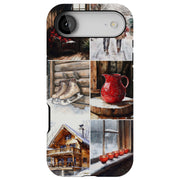 Winter Cabin 1 Tough Cases For Apple iPhone (17, 16, 15, 14, 13, 12, 11, X, SE, 8, 7/ Air, Plus, Pro, Max, Mini, XR, XS), Print in USA