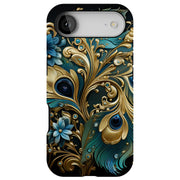 Jewel Feather 2 Tough Cases For Apple iPhone (17, 16, 15, 14, 13, 12, 11, X, SE, 8, 7/ Air, Plus, Pro, Max, Mini, XR, XS), Print in USA