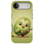 Kawaii Kiwi Tough Cases For Apple iPhone (17, 16, 15, 14, 13, 12, 11, X, SE, 8, 7/ Air, Plus, Pro, Max, Mini, XR, XS), Print in USA
