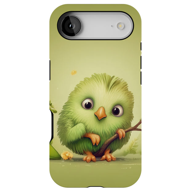 Kawaii Kiwi Tough Cases For Apple iPhone (17, 16, 15, 14, 13, 12, 11, X, SE, 8, 7/ Air, Plus, Pro, Max, Mini, XR, XS), Print in USA
