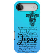 Speak of Jesus Tough Cases For Apple iPhone (17, 16, 15, 14, 13, 12, 11, X, SE, 8, 7/ Air, Plus, Pro, Max, Mini, XR, XS), Print in USA