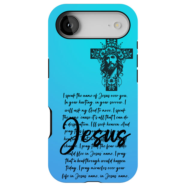 Speak of Jesus Tough Cases For Apple iPhone (17, 16, 15, 14, 13, 12, 11, X, SE, 8, 7/ Air, Plus, Pro, Max, Mini, XR, XS), Print in USA