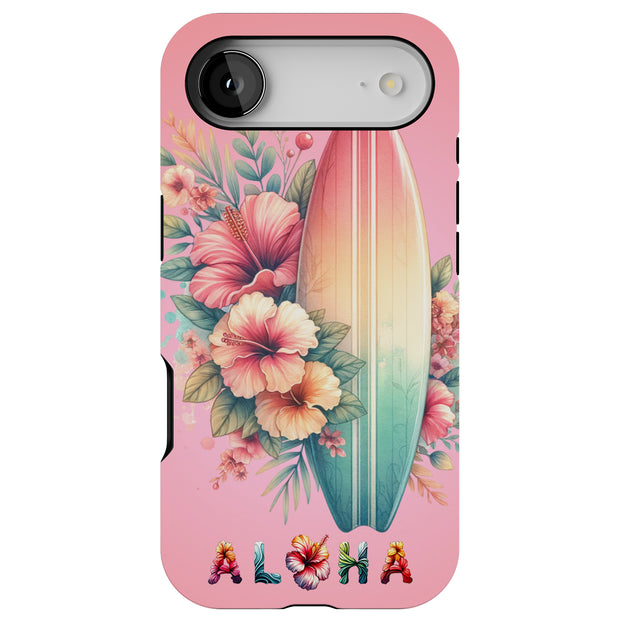 Surf Board 1 Tough Cases For Apple iPhone (17, 16, 15, 14, 13, 12, 11, X, SE, 8, 7/ Air, Plus, Pro, Max, Mini, XR, XS), Print in USA