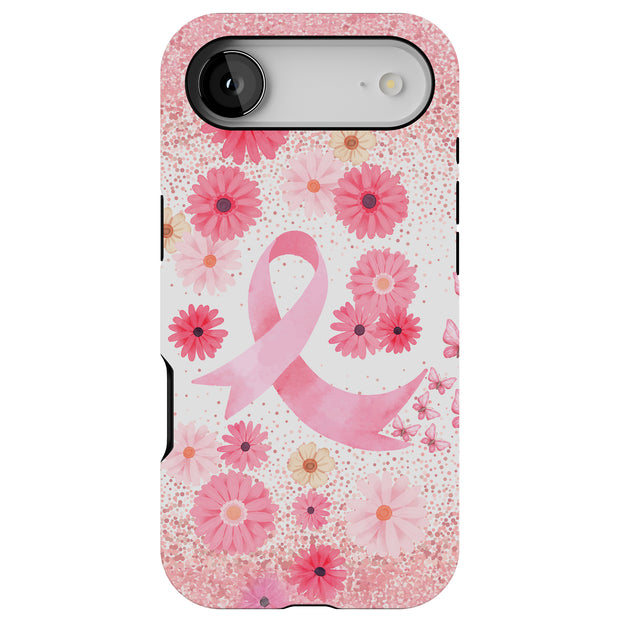 Breast Cancer 1 Tough Cases For Apple iPhone (17, 16, 15, 14, 13, 12, 11, X, SE, 8, 7/ Air, Plus, Pro, Max, Mini, XR, XS), Print in USA