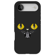 Enigmatic Cat Tough Cases For Apple iPhone (17, 16, 15, 14, 13, 12, 11, X, SE, 8, 7/ Air, Plus, Pro, Max, Mini, XR, XS), Print in USA
