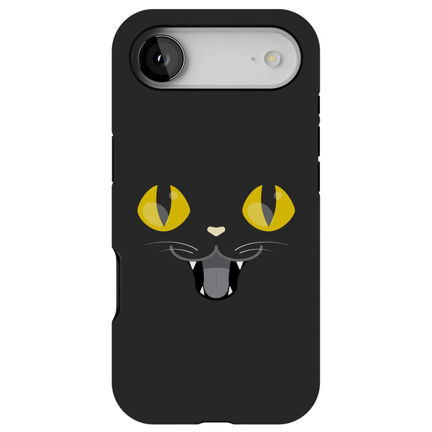 Enigmatic Cat Tough Cases For Apple iPhone (17, 16, 15, 14, 13, 12, 11, X, SE, 8, 7/ Air, Plus, Pro, Max, Mini, XR, XS), Print in USA