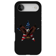 Patriotic Eagle Tough Cases For Apple iPhone (17, 16, 15, 14, 13, 12, 11, X, SE, 8, 7/ Air, Plus, Pro, Max, Mini, XR, XS), Print in USA