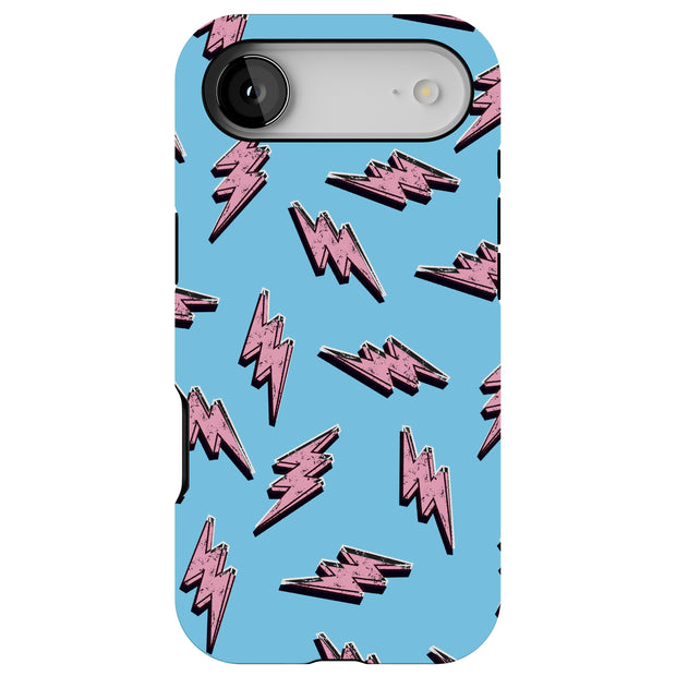Lightning Shape Tough Cases For Apple iPhone (17, 16, 15, 14, 13, 12, 11, X, SE, 8, 7/ Air, Plus, Pro, Max, Mini, XR, XS), Print in USA