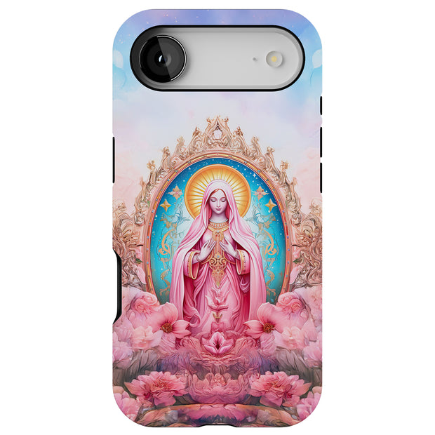 Virgin Mary 3 Tough Cases For Apple iPhone (17, 16, 15, 14, 13, 12, 11, X, SE, 8, 7/ Air, Plus, Pro, Max, Mini, XR, XS), Print in USA