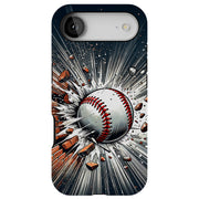 Baseball Smash Tough Cases For Apple iPhone (17, 16, 15, 14, 13, 12, 11, X, SE, 8, 7/ Air, Plus, Pro, Max, Mini, XR, XS), Print in USA