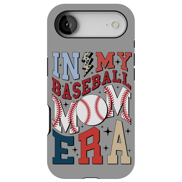 Baseball Mom Tough Cases For Apple iPhone (17, 16, 15, 14, 13, 12, 11, X, SE, 8, 7/ Air, Plus, Pro, Max, Mini, XR, XS), Print in USA