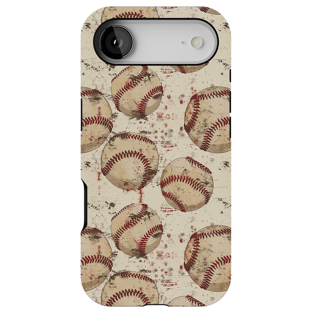 Old Baseballs 2 Tough Cases For Apple iPhone (17, 16, 15, 14, 13, 12, 11, X, SE, 8, 7/ Air, Plus, Pro, Max, Mini, XR, XS), Print in USA