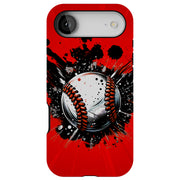 Baseball Crash Tough Cases For Apple iPhone (17, 16, 15, 14, 13, 12, 11, X, SE, 8, 7/ Air, Plus, Pro, Max, Mini, XR, XS), Print in USA