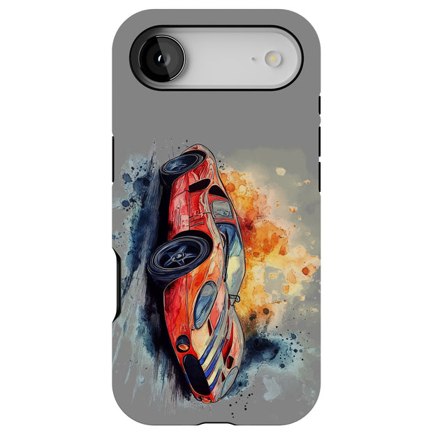 Old Race Car 2 Tough Cases For Apple iPhone (17, 16, 15, 14, 13, 12, 11, X, SE, 8, 7/ Air, Plus, Pro, Max, Mini, XR, XS), Print in USA