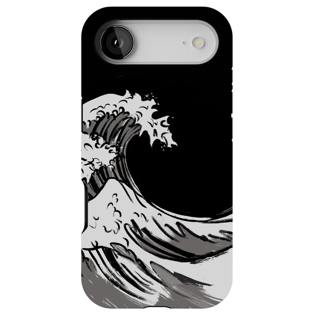 Japanese Waves Tough Cases For Apple iPhone (17, 16, 15, 14, 13, 12, 11, X, SE, 8, 7/ Air, Plus, Pro, Max, Mini, XR, XS), Print in USA