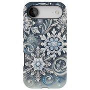 Xmas Snow White Tough Cases For Apple iPhone (17, 16, 15, 14, 13, 12, 11, X, SE, 8, 7/ Air, Plus, Pro, Max, Mini, XR, XS), Print in USA