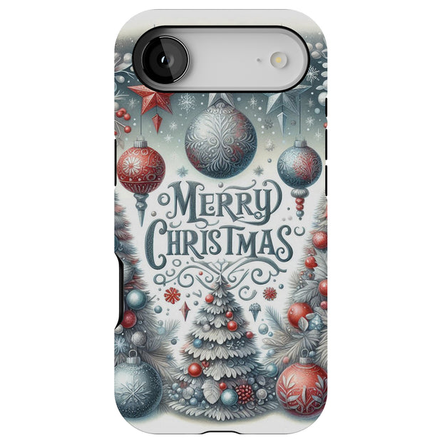 Merry Xmas 1 Tough Cases For Apple iPhone (17, 16, 15, 14, 13, 12, 11, X, SE, 8, 7/ Air, Plus, Pro, Max, Mini, XR, XS), Print in USA