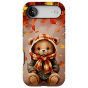 Autumn Bear 1 Tough Cases For Apple iPhone (17, 16, 15, 14, 13, 12, 11, X, SE, 8, 7/ Air, Plus, Pro, Max, Mini, XR, XS), Print in USA
