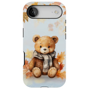 Autumn Bear 2 Tough Cases For Apple iPhone (17, 16, 15, 14, 13, 12, 11, X, SE, 8, 7/ Air, Plus, Pro, Max, Mini, XR, XS), Print in USA