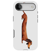 Dachshund Dog Tough Cases For Apple iPhone (17, 16, 15, 14, 13, 12, 11, X, SE, 8, 7/ Air, Plus, Pro, Max, Mini, XR, XS), Print in USA