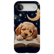 Sleepy Cockapoo Tough Cases For Apple iPhone (17, 16, 15, 14, 13, 12, 11, X, SE, 8, 7/ Air, Plus, Pro, Max, Mini, XR, XS), Print in USA