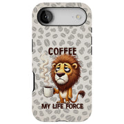 Coffee My Force Tough Cases For Apple iPhone (17, 16, 15, 14, 13, 12, 11, X, SE, 8, 7/ Air, Plus, Pro, Max, Mini, XR, XS), Print in USA