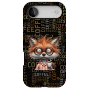 Need Coffee Fox Tough Cases For Apple iPhone (17, 16, 15, 14, 13, 12, 11, X, SE, 8, 7/ Air, Plus, Pro, Max, Mini, XR, XS), Print in USA