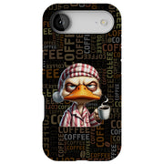 Coffee Duck Tough Cases For Apple iPhone (17, 16, 15, 14, 13, 12, 11, X, SE, 8, 7/ Air, Plus, Pro, Max, Mini, XR, XS), Print in USA