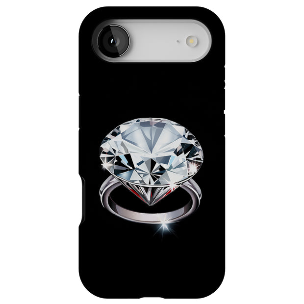 Diamond Ring 1 Tough Cases For Apple iPhone (17, 16, 15, 14, 13, 12, 11, X, SE, 8, 7/ Air, Plus, Pro, Max, Mini, XR, XS), Print in USA