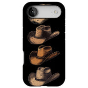 Cowboy Hats 1 Tough Cases For Apple iPhone (17, 16, 15, 14, 13, 12, 11, X, SE, 8, 7/ Air, Plus, Pro, Max, Mini, XR, XS), Print in USA